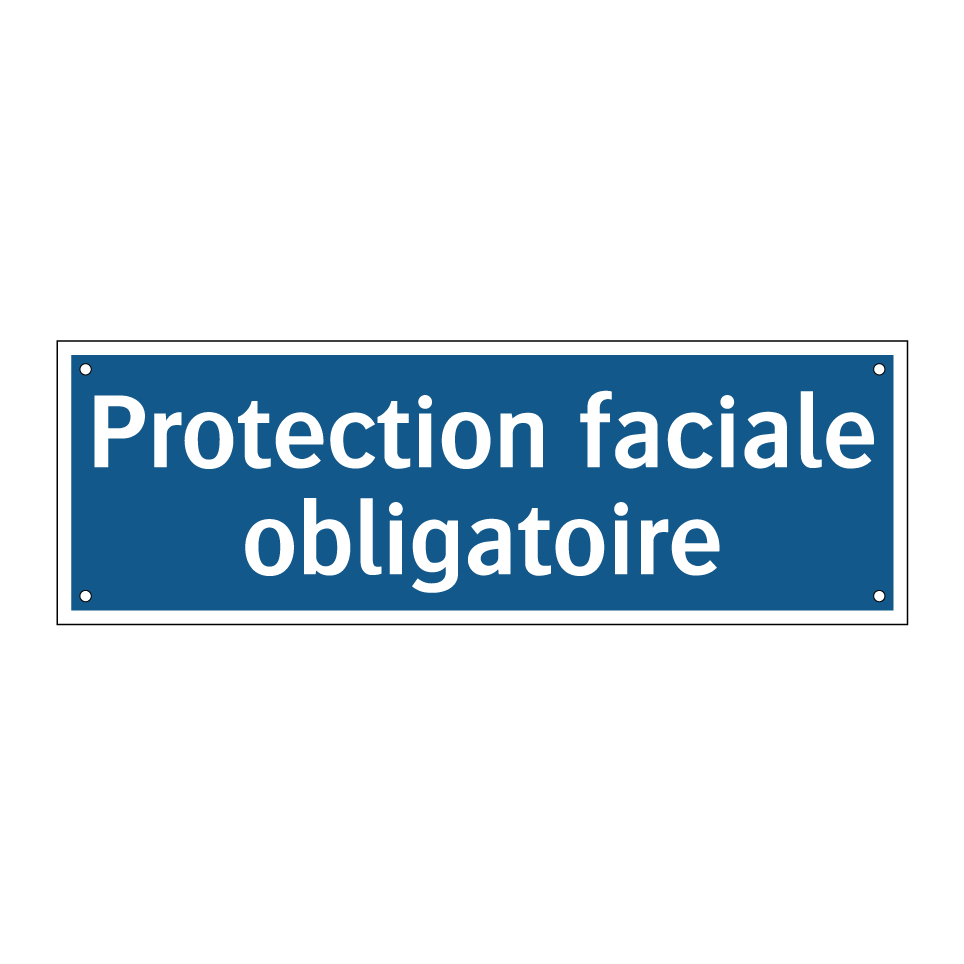 Protection faciale obligatoire
