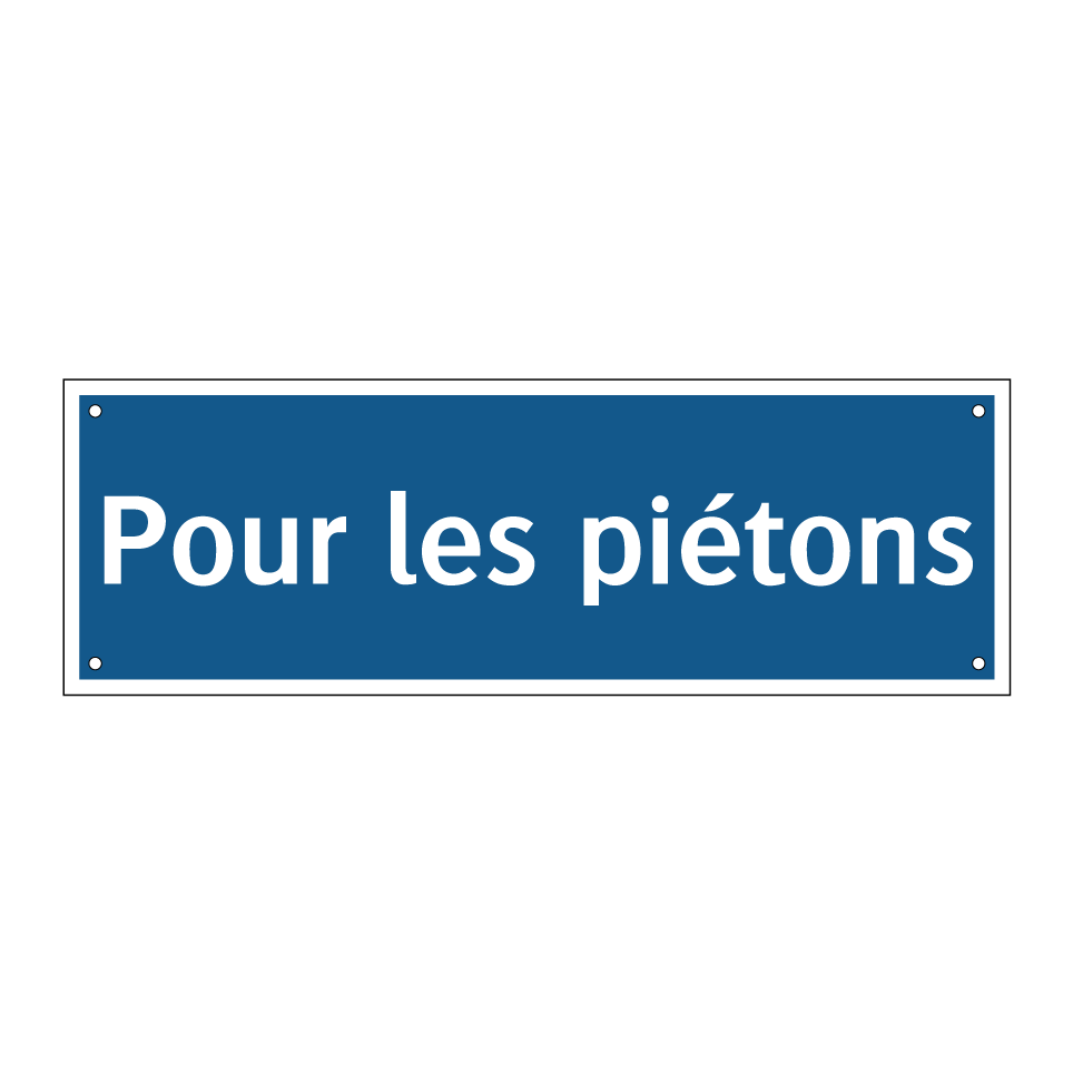 Pour les piétons