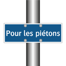 Pour les piétons