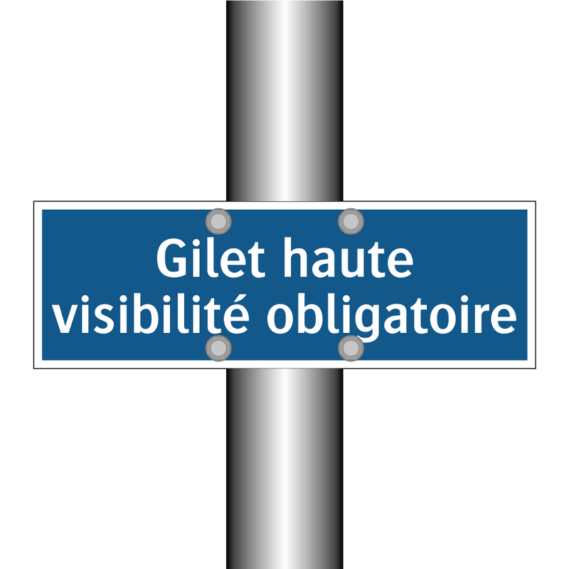 Gilet haute visibilité obligatoire