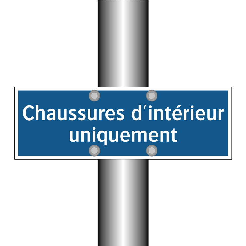Chaussures d'intérieur uniquement