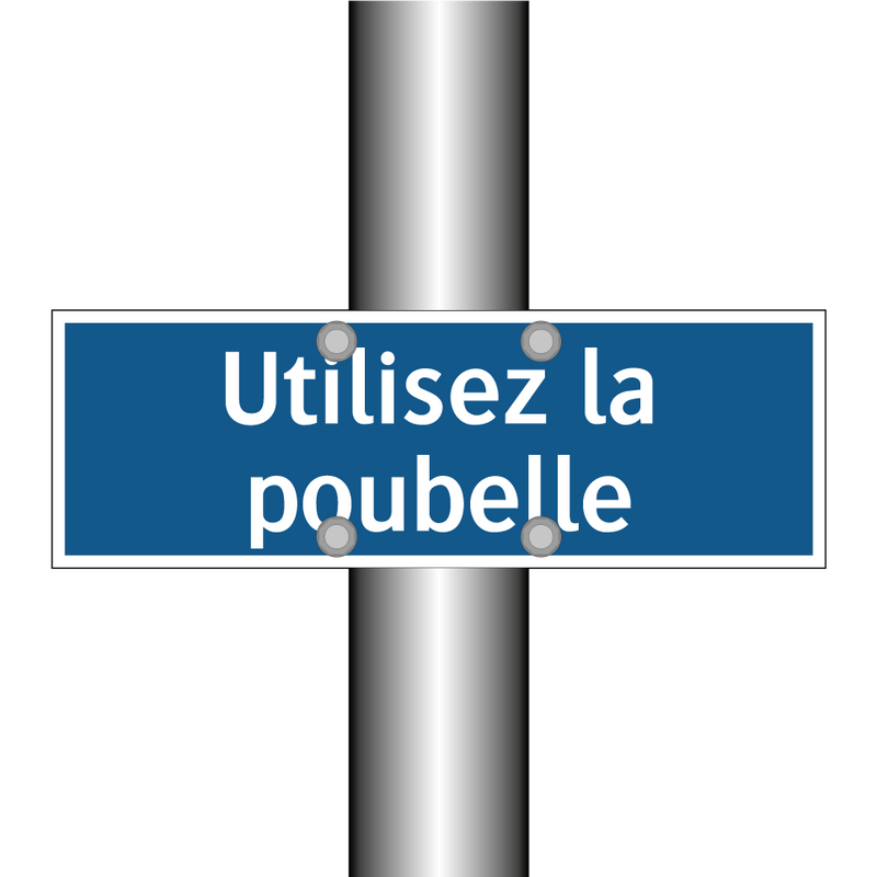 Utilisez la poubelle