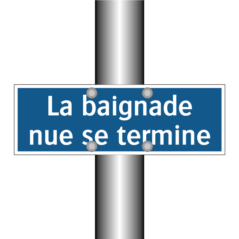 La baignade nue se termine