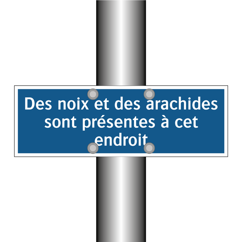 Des noix et des arachides sont présentes à cet endroit