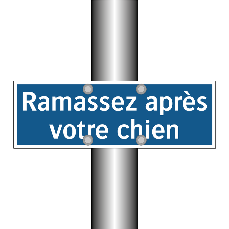 Ramassez après votre chien