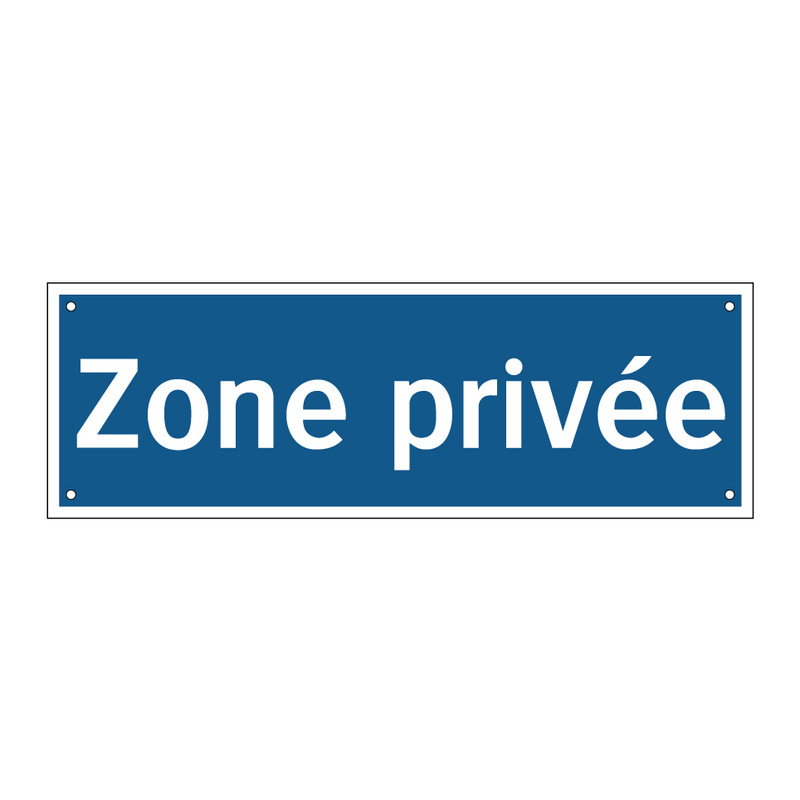 Zone privée