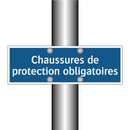 Chaussures de protection obligatoires