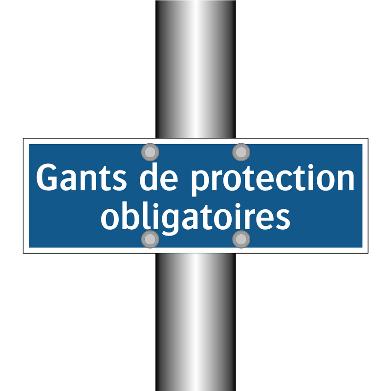 Gants de protection obligatoires