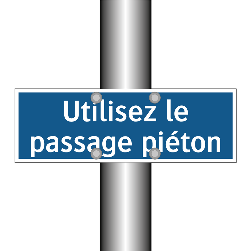 Utilisez le passage piéton