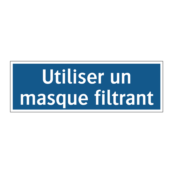 Utiliser un masque filtrant