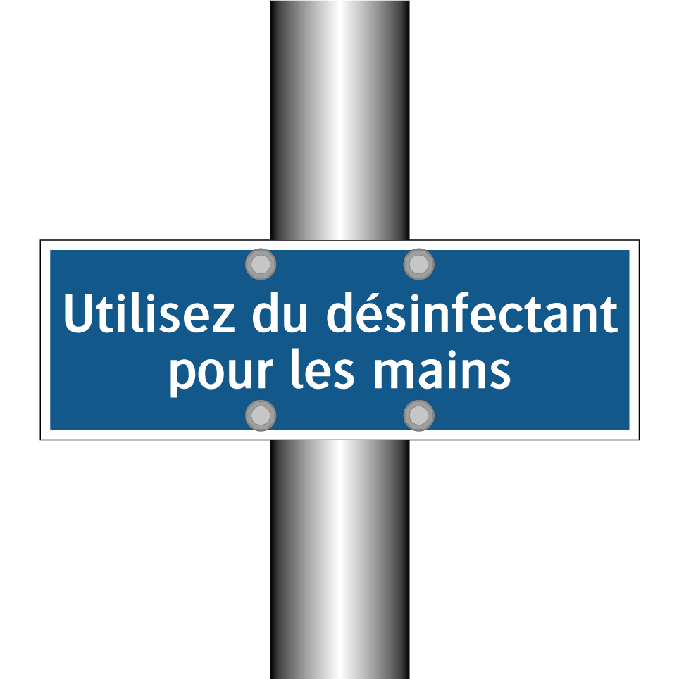 Utilisez du désinfectant pour les mains