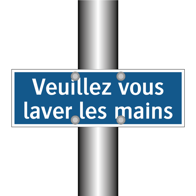 Veuillez vous laver les mains
