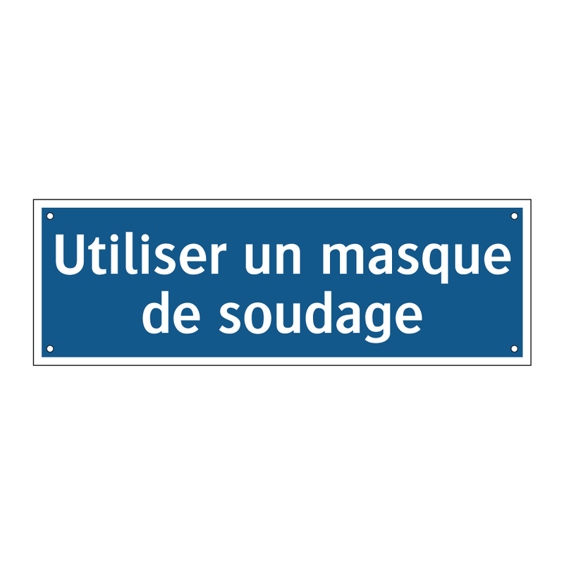 Utiliser un masque de soudage