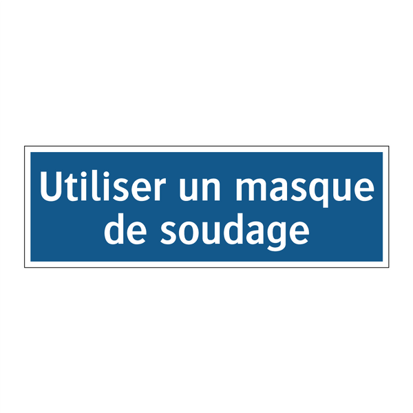 Utiliser un masque de soudage