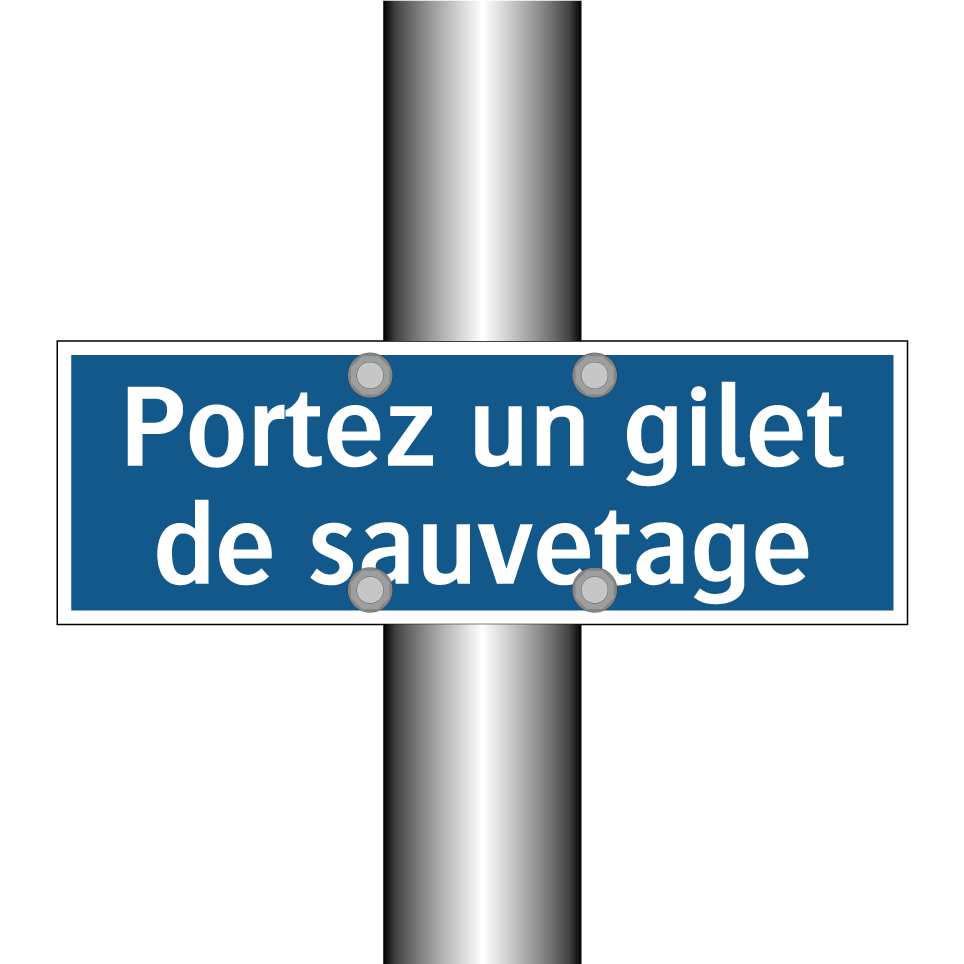 Portez un gilet de sauvetage