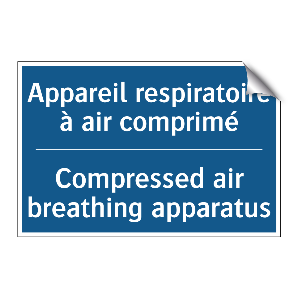 Appareil respiratoire à air comprimé /.../ - Compressed air breathing apparatus /.../