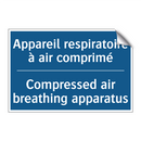 Appareil respiratoire à air comprimé /.../ - Compressed air breathing apparatus /.../