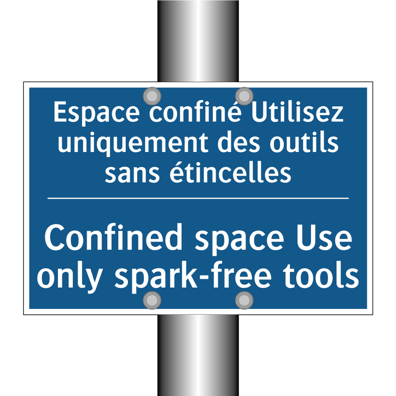 Espace confiné Utilisez uniquement  /.../ - Confined space Use only spark-free  /.../