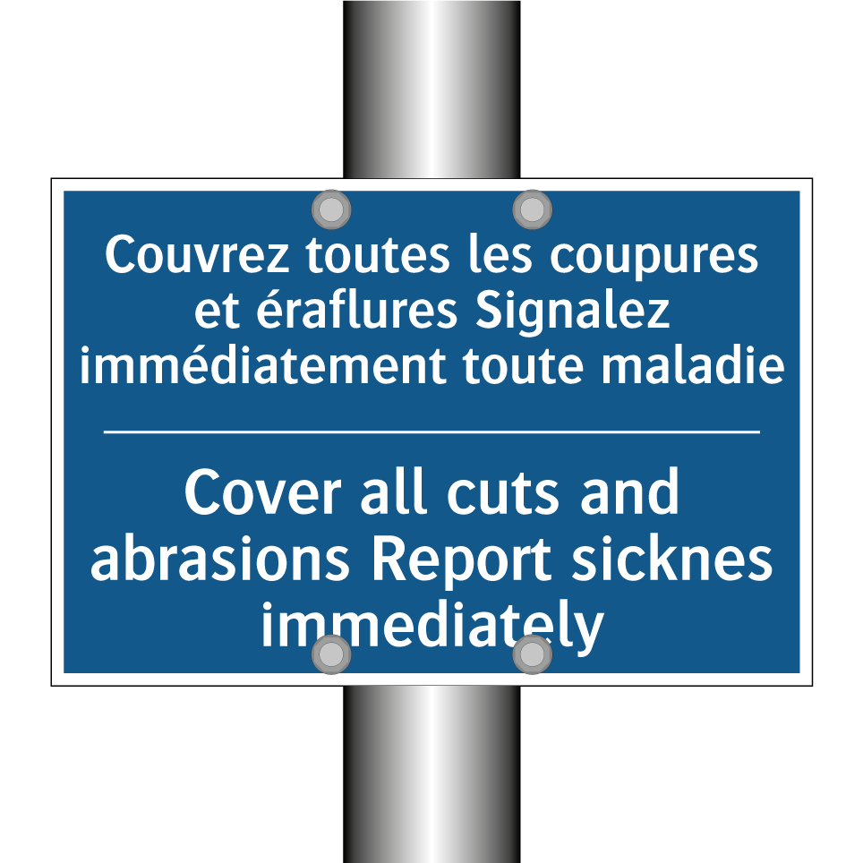 Couvrez toutes les coupures et  /.../ - Cover all cuts and abrasions Report  /.../