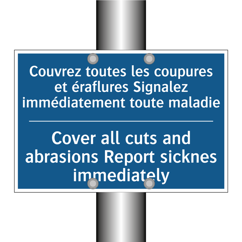Couvrez toutes les coupures et  /.../ - Cover all cuts and abrasions Report  /.../