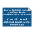 Couvrez toutes les coupures et  /.../ - Cover all cuts and abrasions Report  /.../