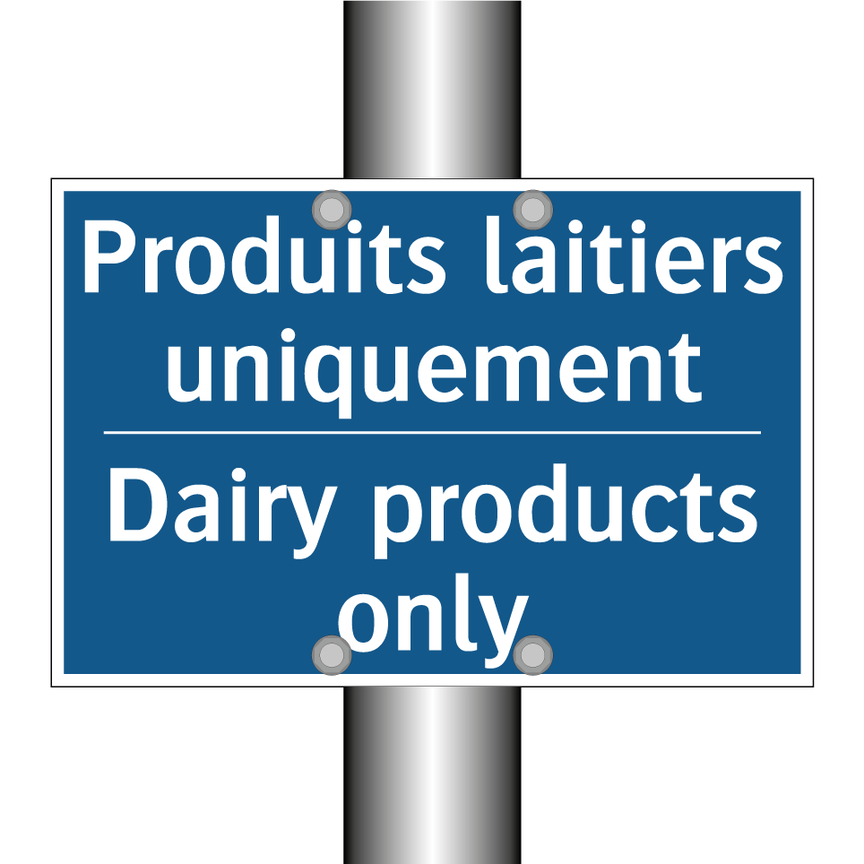 Produits laitiers uniquement - Dairy products only