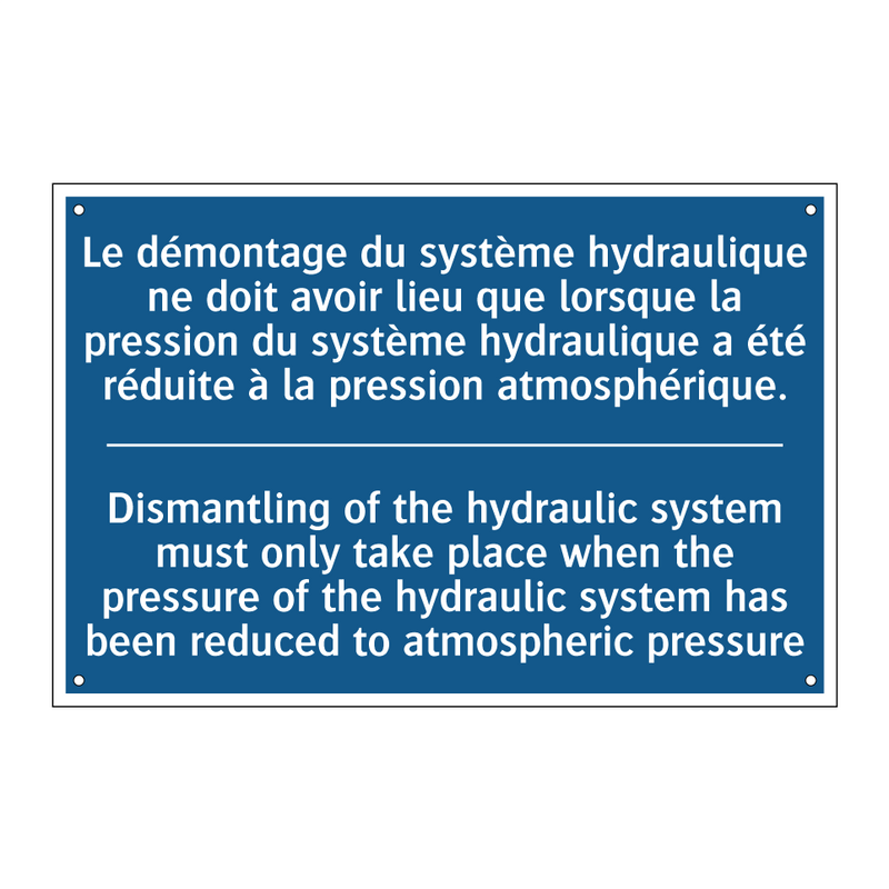 Le démontage du système hydraulique  /.../ - Dismantling of the hydraulic system  /.../