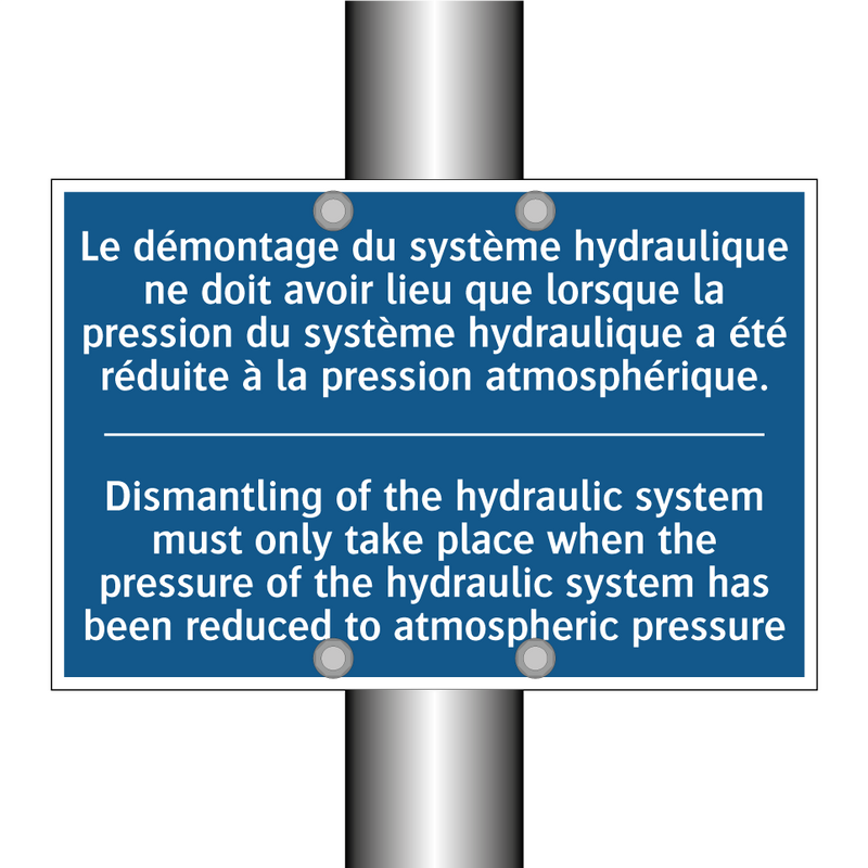 Le démontage du système hydraulique  /.../ - Dismantling of the hydraulic system  /.../