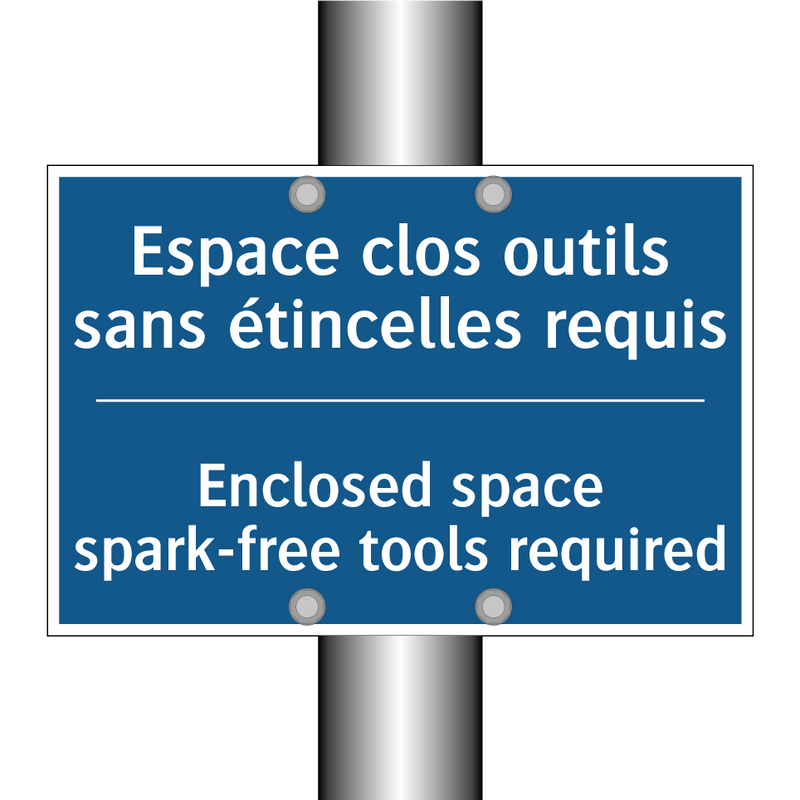 Espace clos outils sans étincelles  /.../ - Enclosed space spark-free tools  /.../