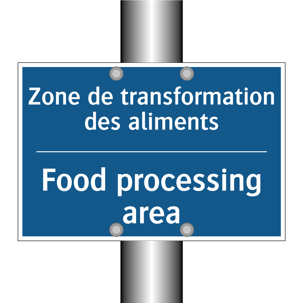 Zone de transformation des aliments /.../ - Food processing area