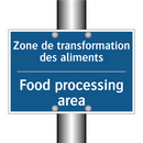 Zone de transformation des aliments /.../ - Food processing area