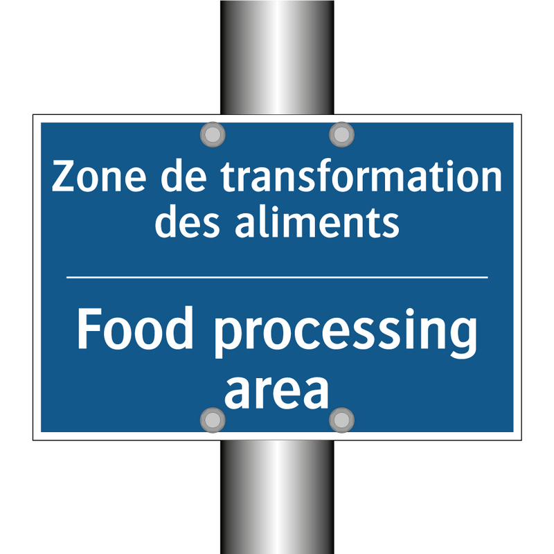 Zone de transformation des aliments /.../ - Food processing area