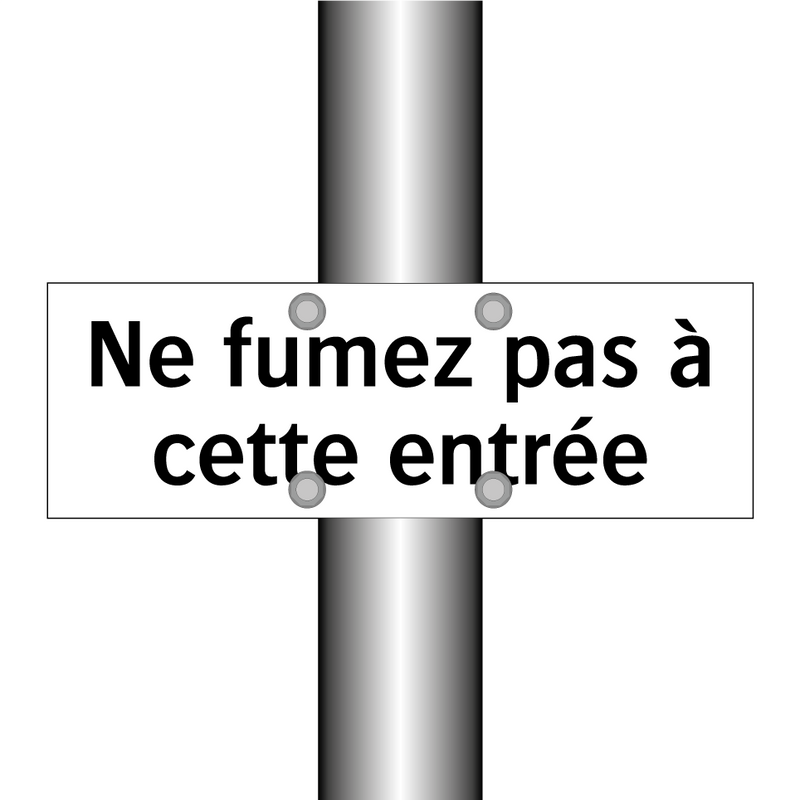 Ne fumez pas à cette entrée