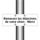 Ramassez les déjections de votre chien - Merci