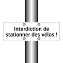 Interdiction de stationner des vélos !
