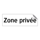 Zone privée