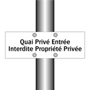 Quai Privé Entrée Interdite Propriété Privée