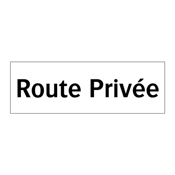 Route Privée