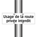 Usage de la route privée interdit