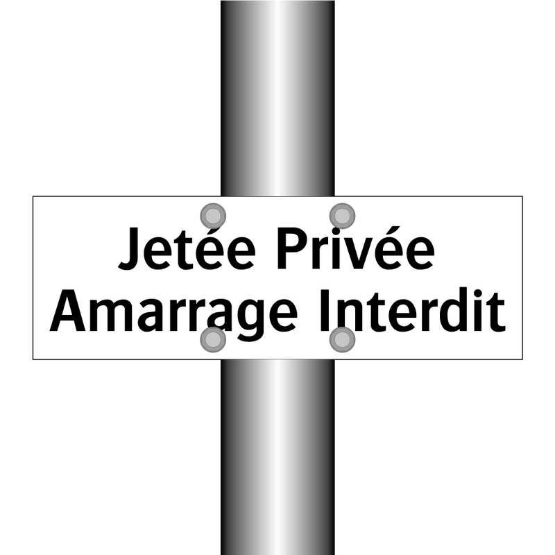 Jetée Privée Amarrage Interdit