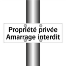Propriété privée Amarrage interdit