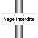 Nage interdite