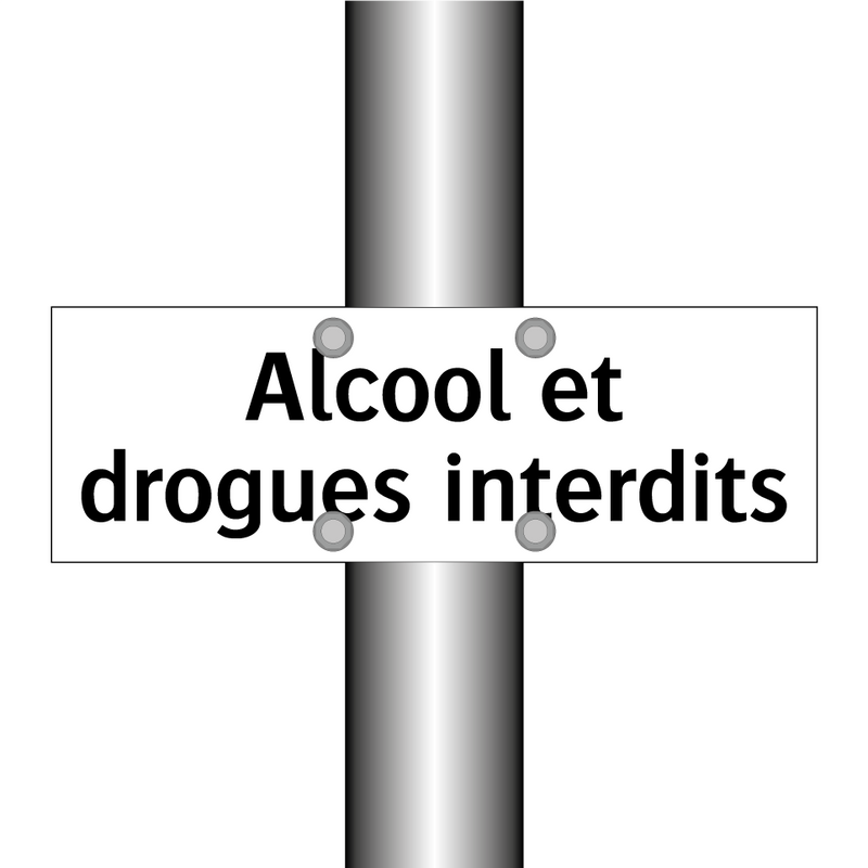 Alcool et drogues interdits