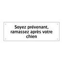 Soyez prévenant, ramassez après votre chien