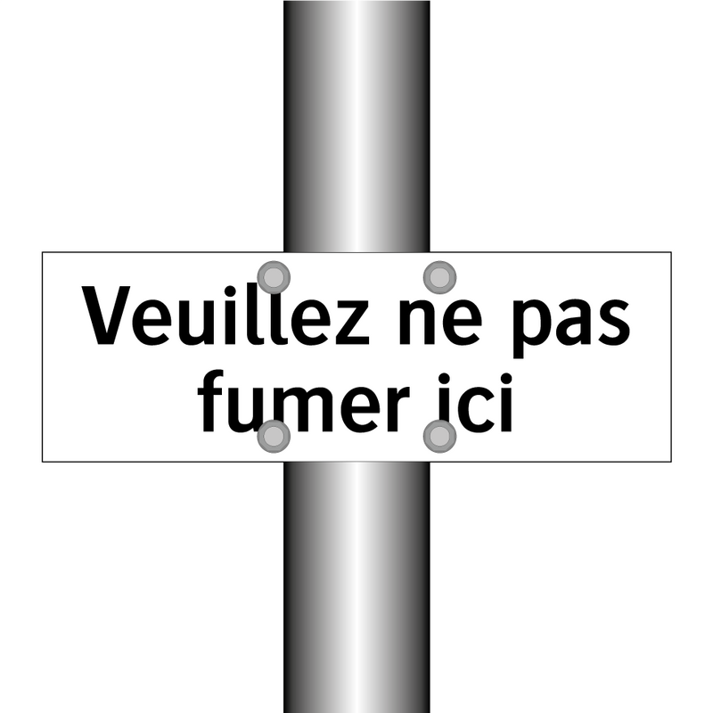 Veuillez ne pas fumer ici