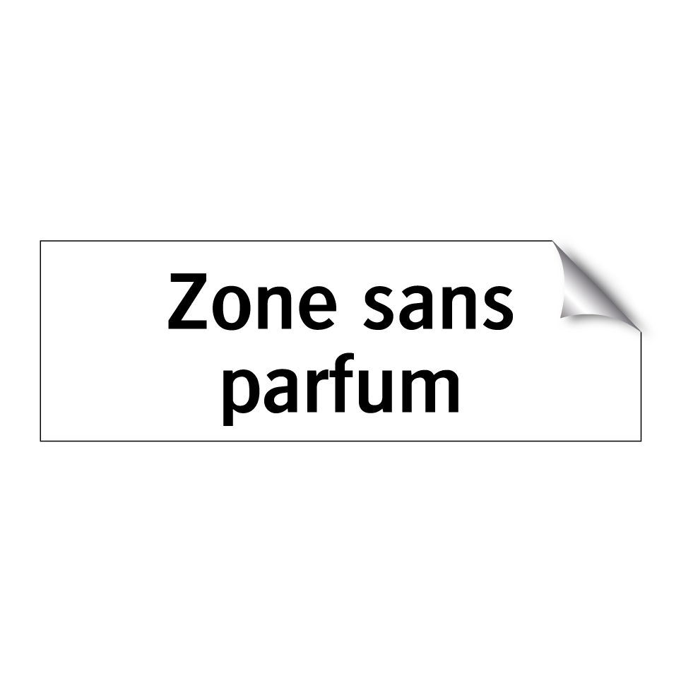 Zone sans parfum