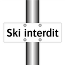 Ski interdit