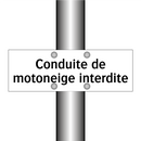 Conduite de motoneige interdite