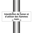 Interdiction de fumer et d'utiliser des flammes nues