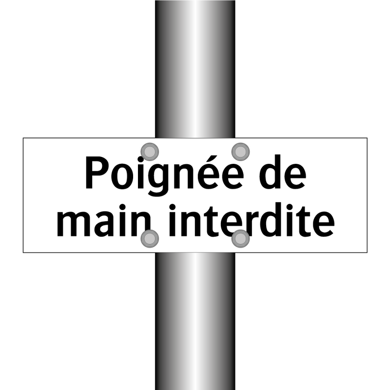 Poignée de main interdite